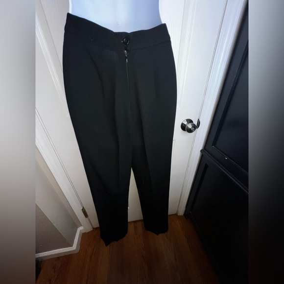 Alex Garfield Garfield & Marks Women’s 2 Black Ribbed Trouser Dress Pants XS - Picture 9 of 9